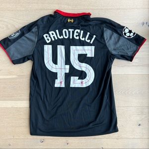 Official Liverpool FC Warrior Third Jersey 2014 Balotelli Champions League patch